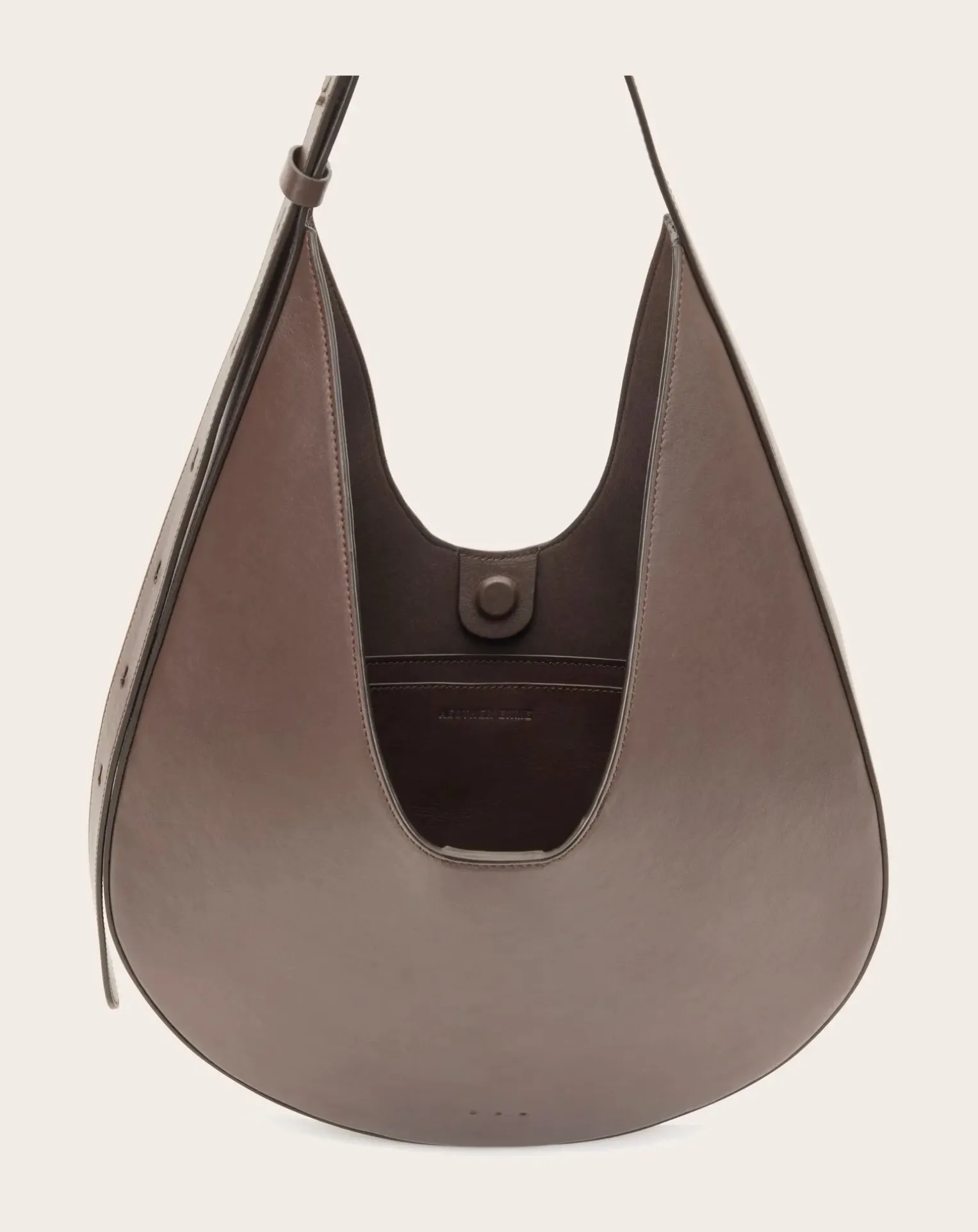 Hobo leather handbag