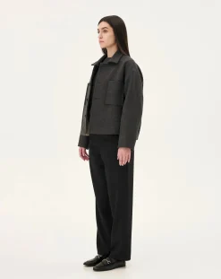 Holar Anthracite Wool Jacket