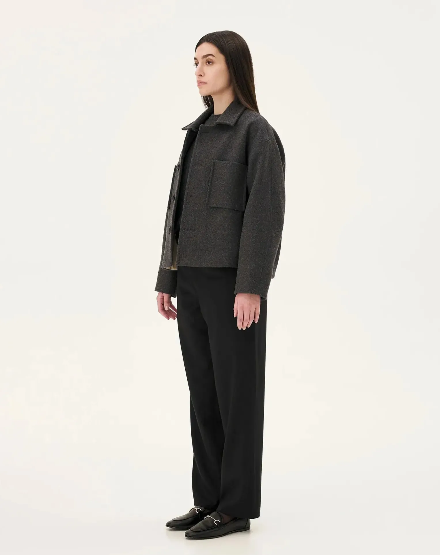 Holar Anthracite Wool Jacket