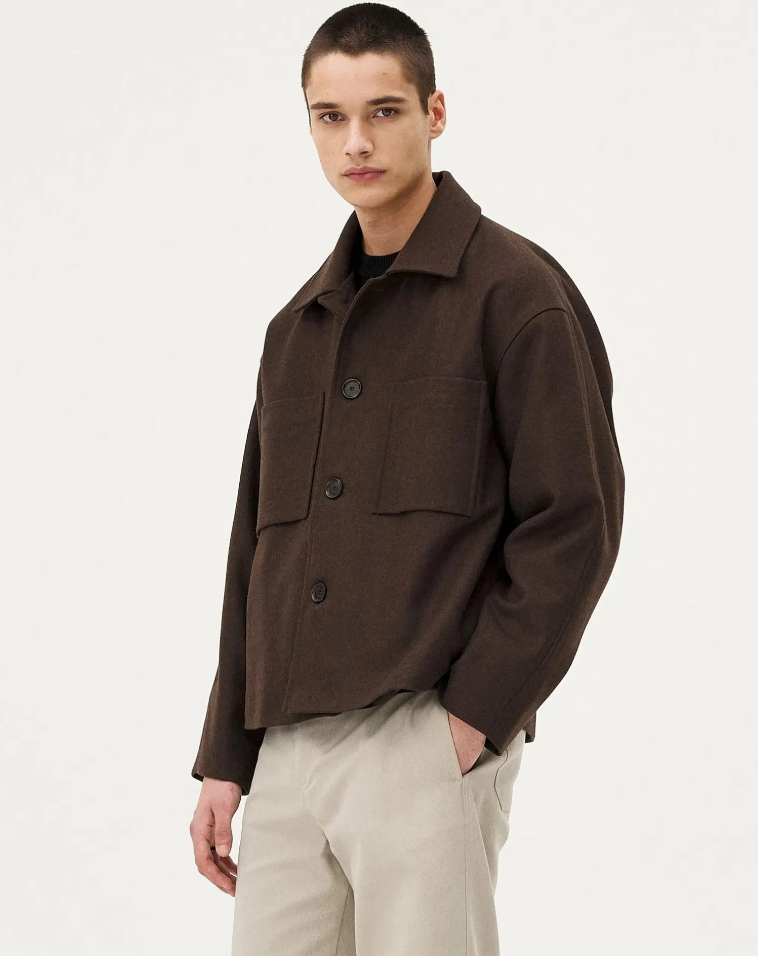 Holar Brown Wool Jacket