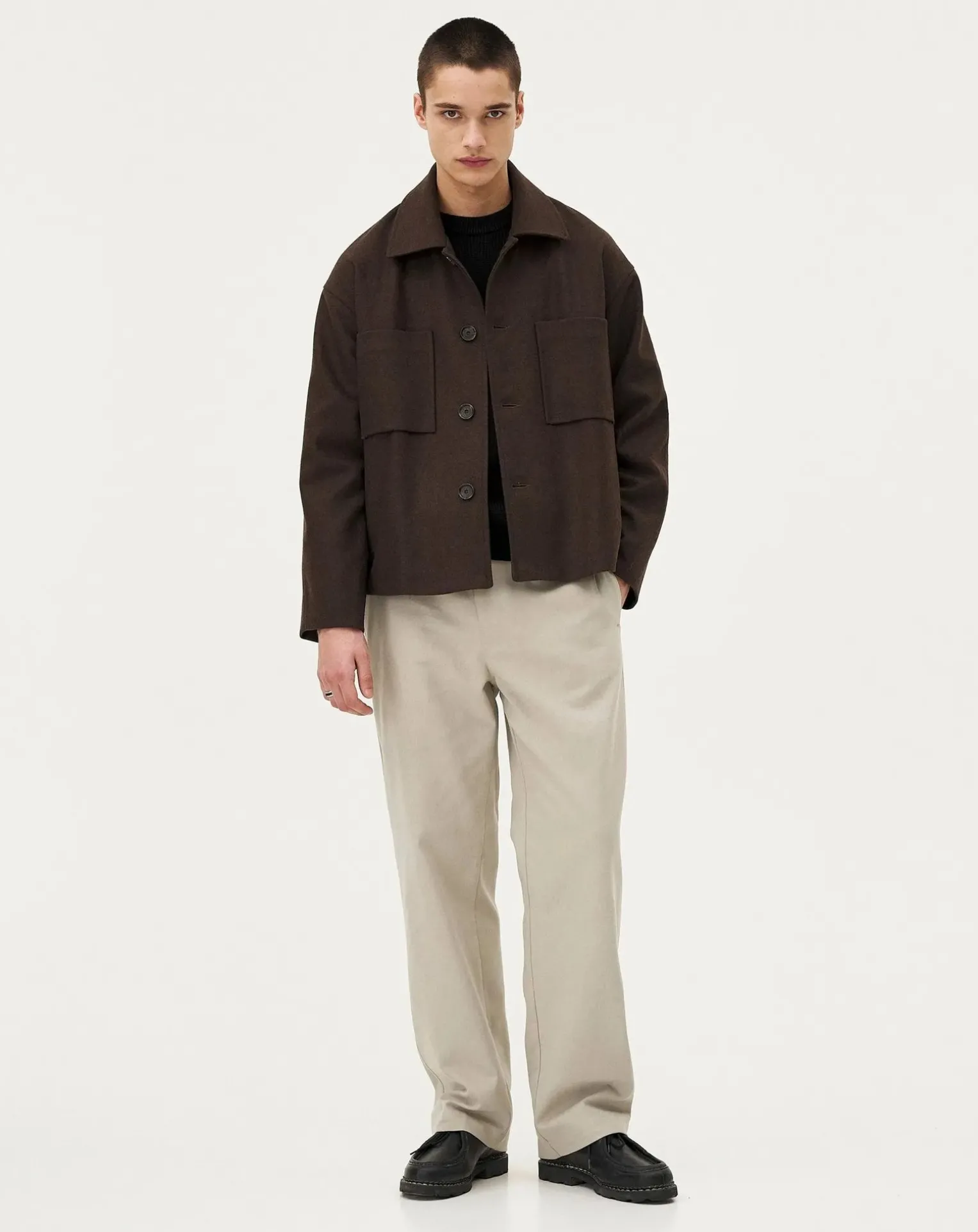 Holar Brown Wool Jacket