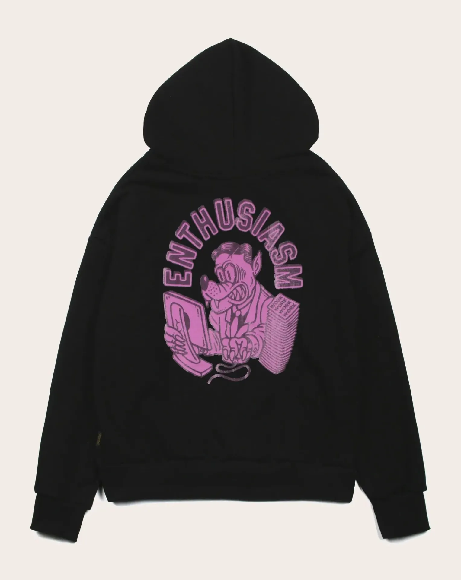 Hoodie Who I am-Enthusiasm cotton