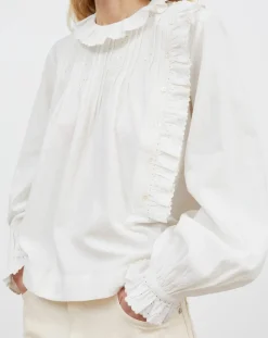 Iris organic cotton blouse