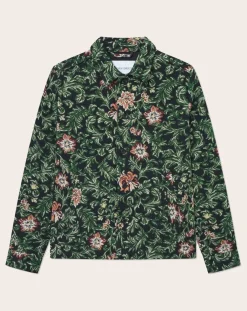 Jaiden Flower Jacquard Overshirt