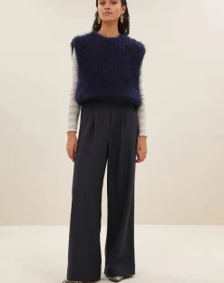 James Spencer Mohair Sleeveless Sweater