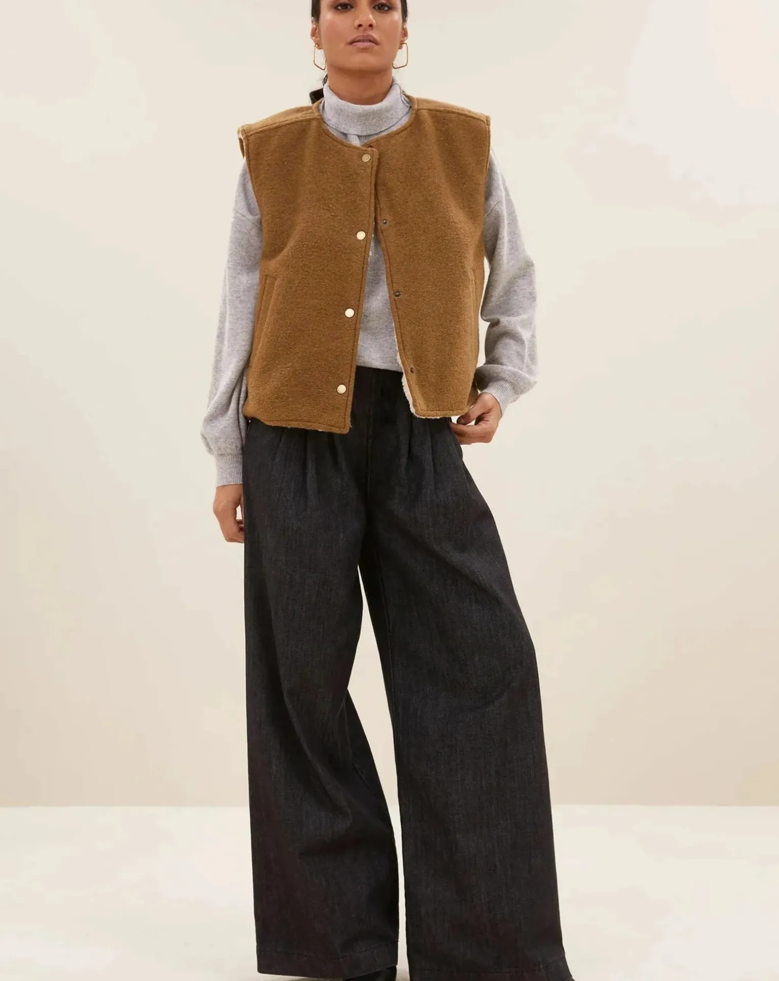 Joelle Sleeveless Jacket