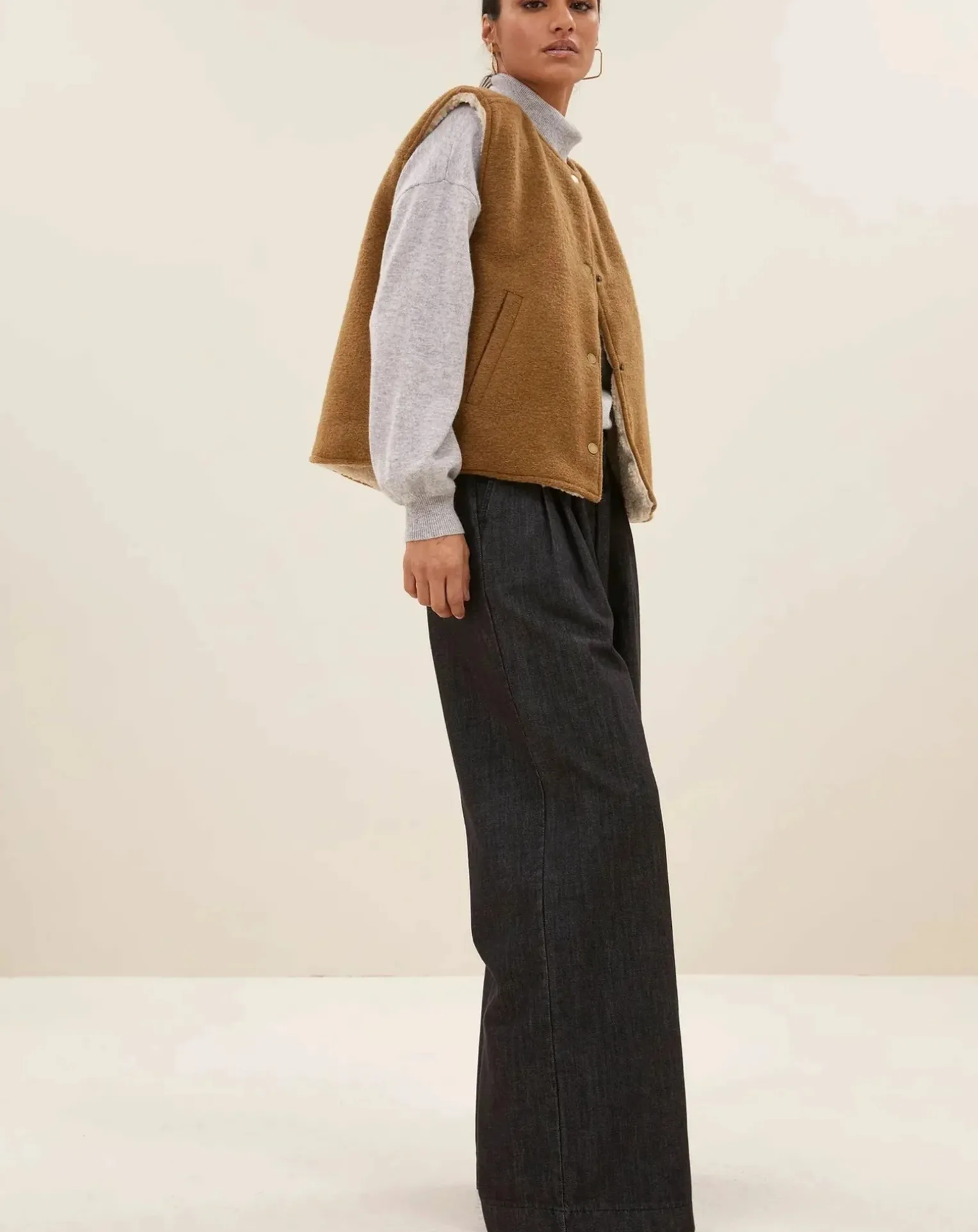 Joelle Sleeveless Jacket