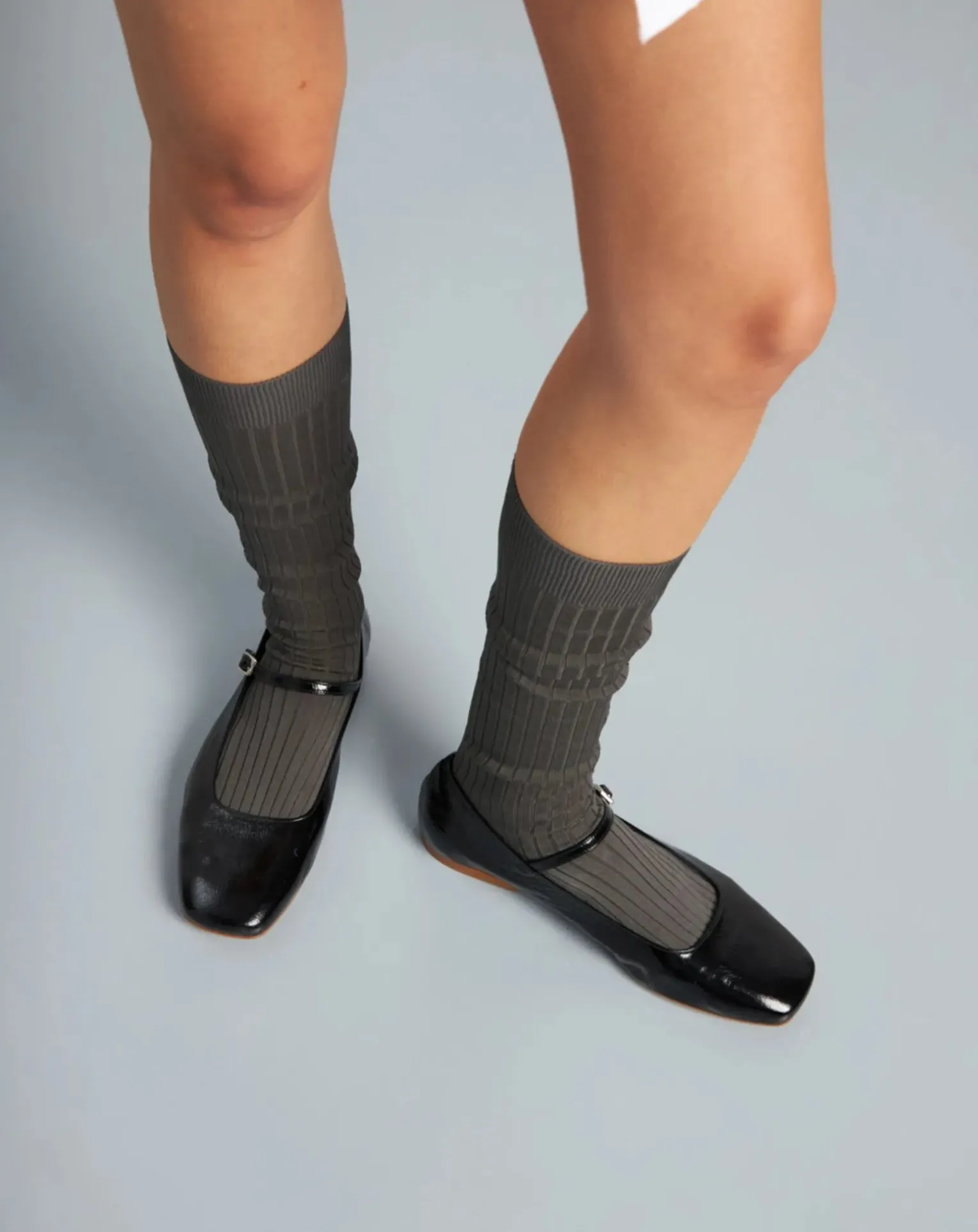 Julieta patent ballerinas