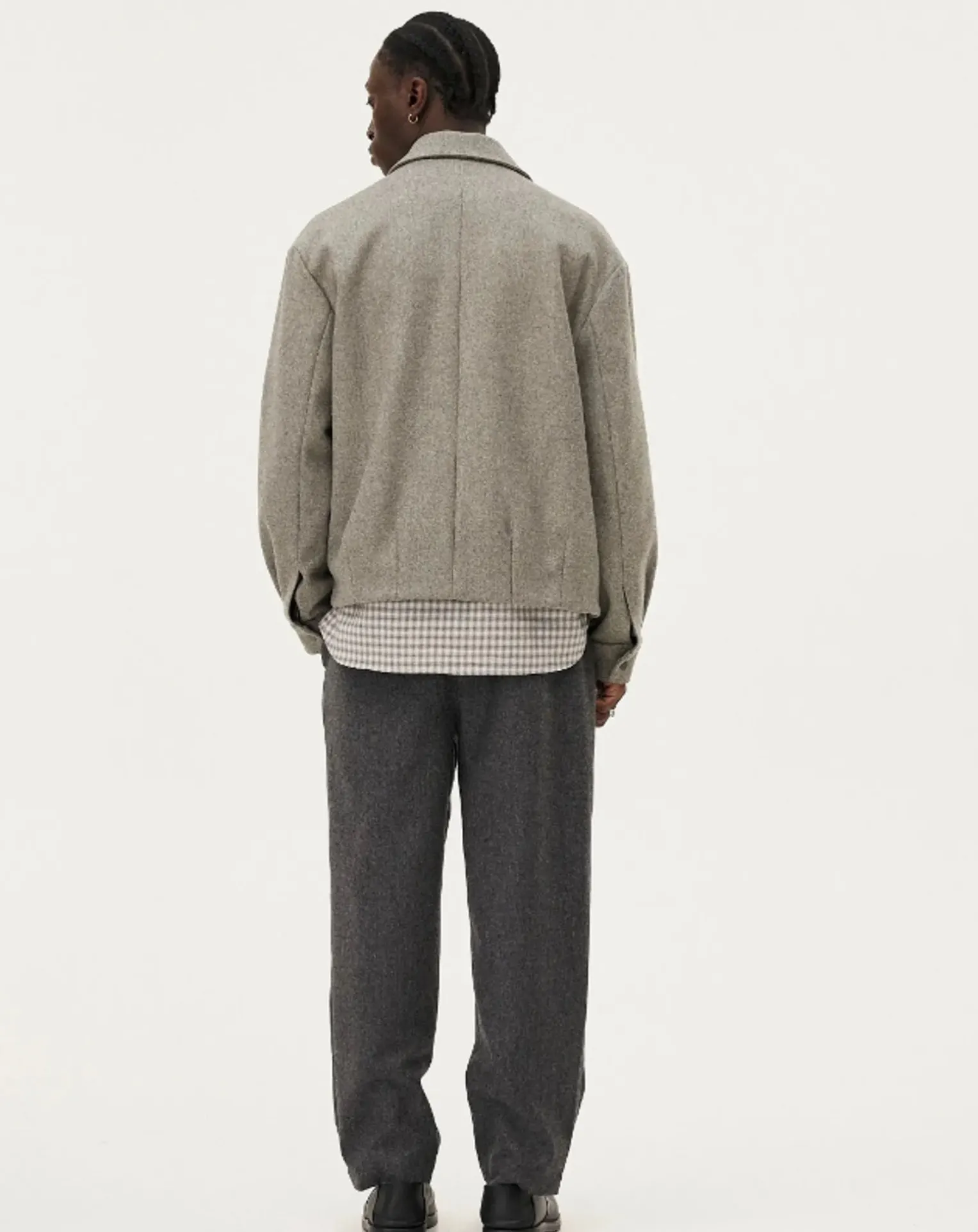 Kinsale Green stone Wool jacket