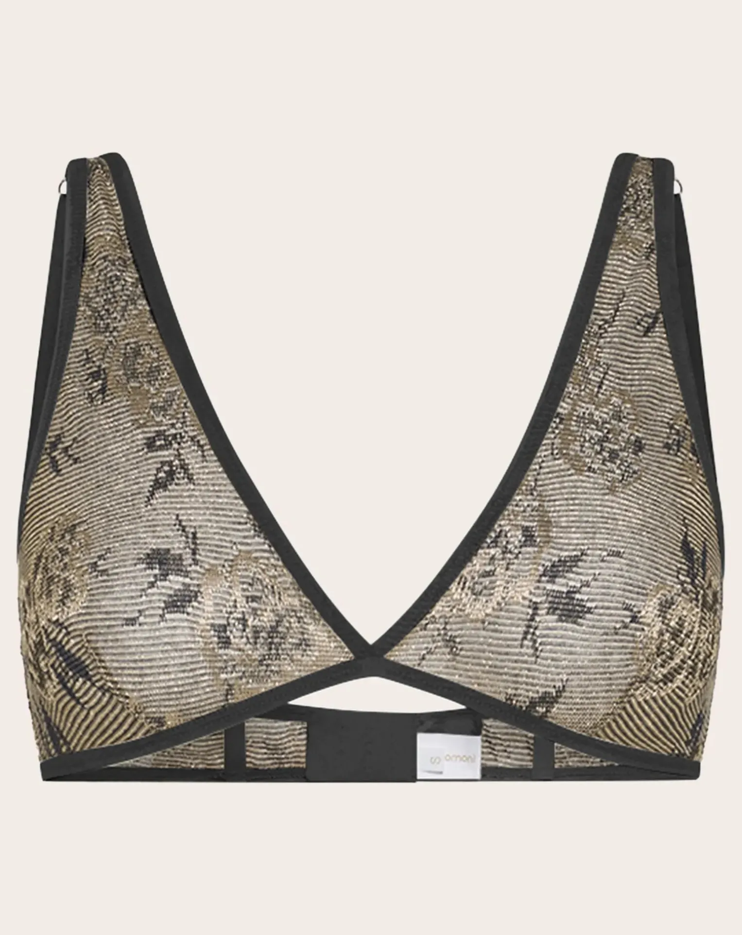 Lady Bra Printed Metallic