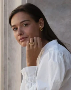 L'Insolite gold-plated ring