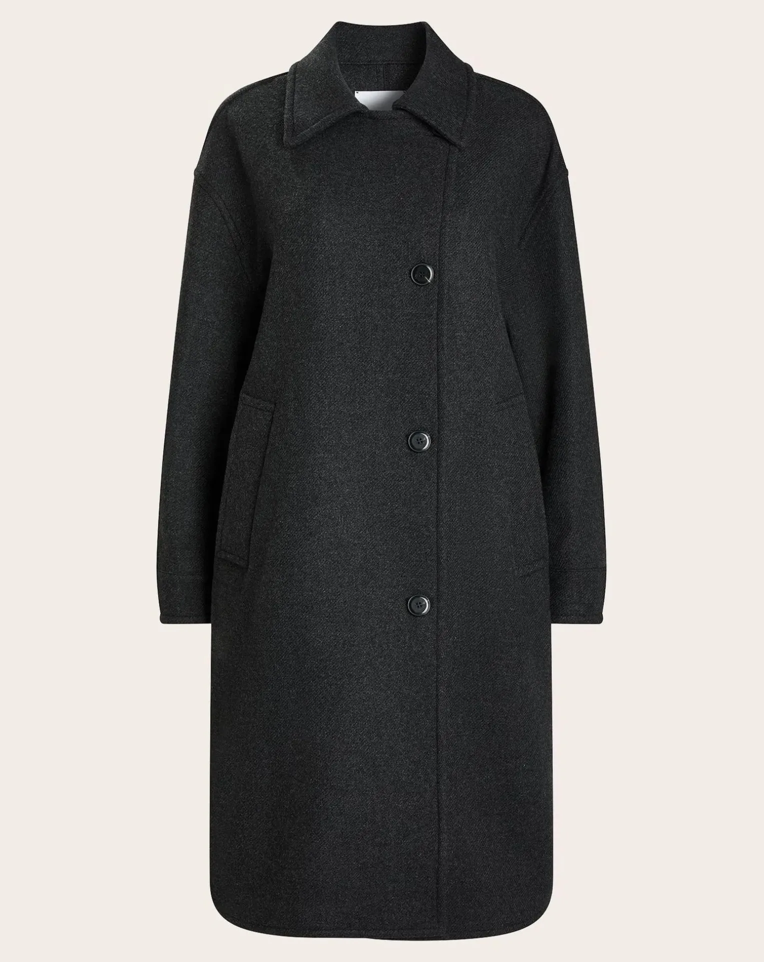 Long Felt Wool Coat