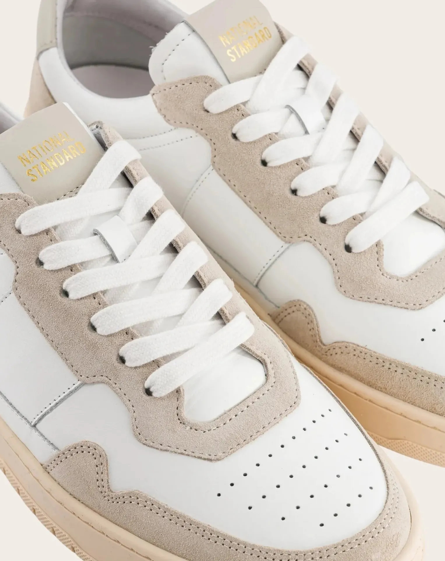 Low sneakers in nappa leather