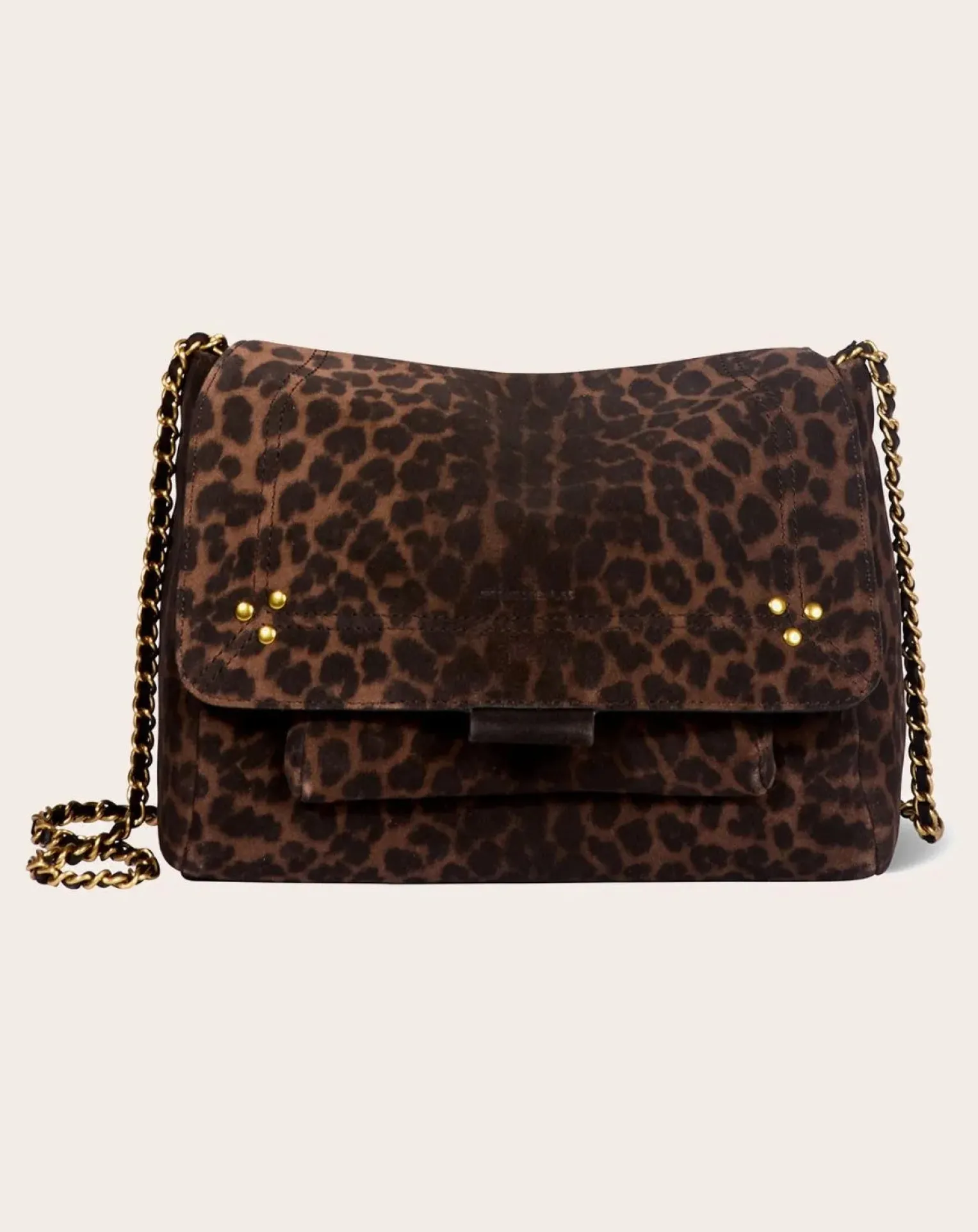 Lulu M Leopard bag