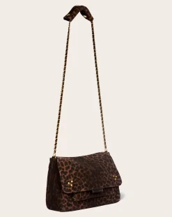 Lulu M Leopard bag