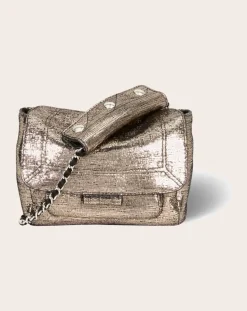 Lulu S Lamé bag