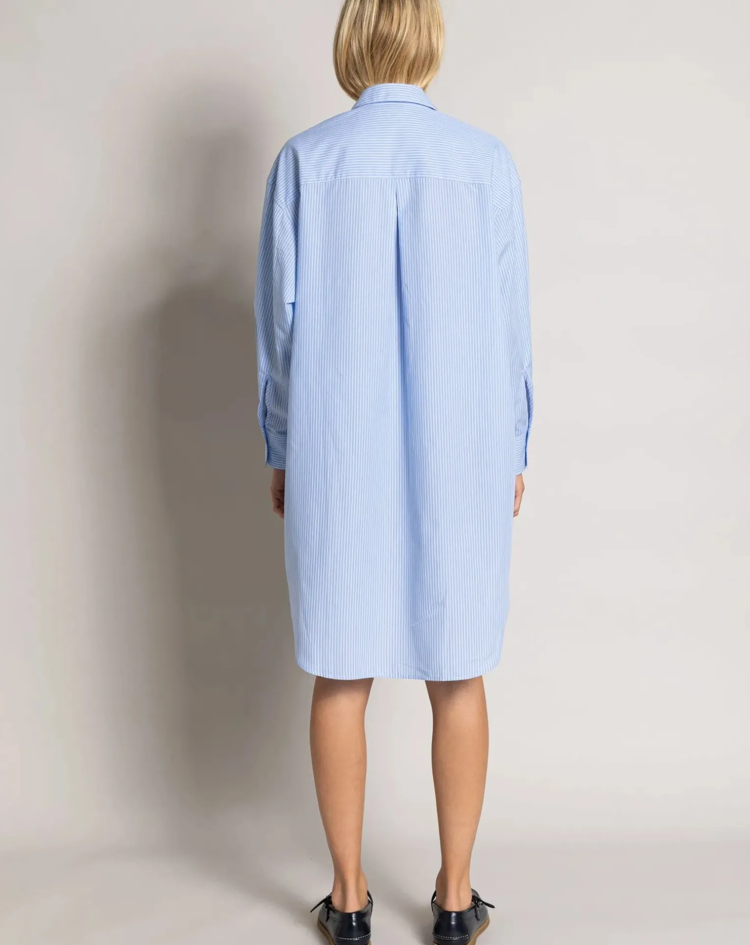 Lydie Striped Shirt Dress