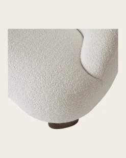 Margas LC1 Lounge Chair - Walnut Wood Frame