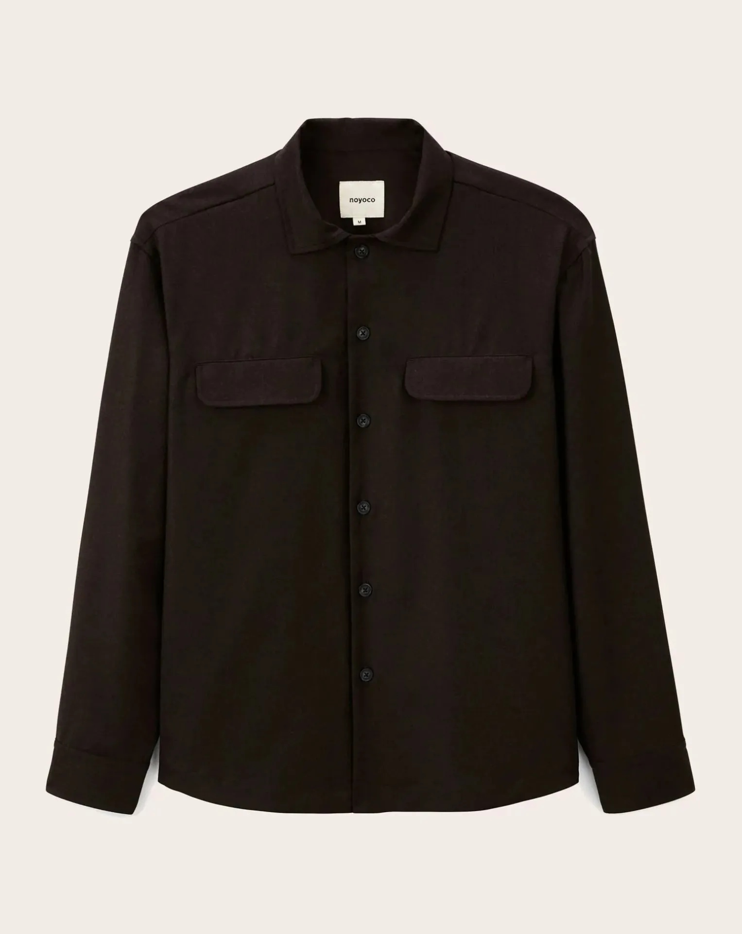 Mars Brown Wool Overshirt