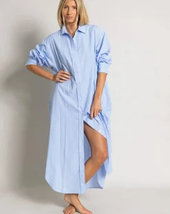 Melissa Striped Shirt Dress