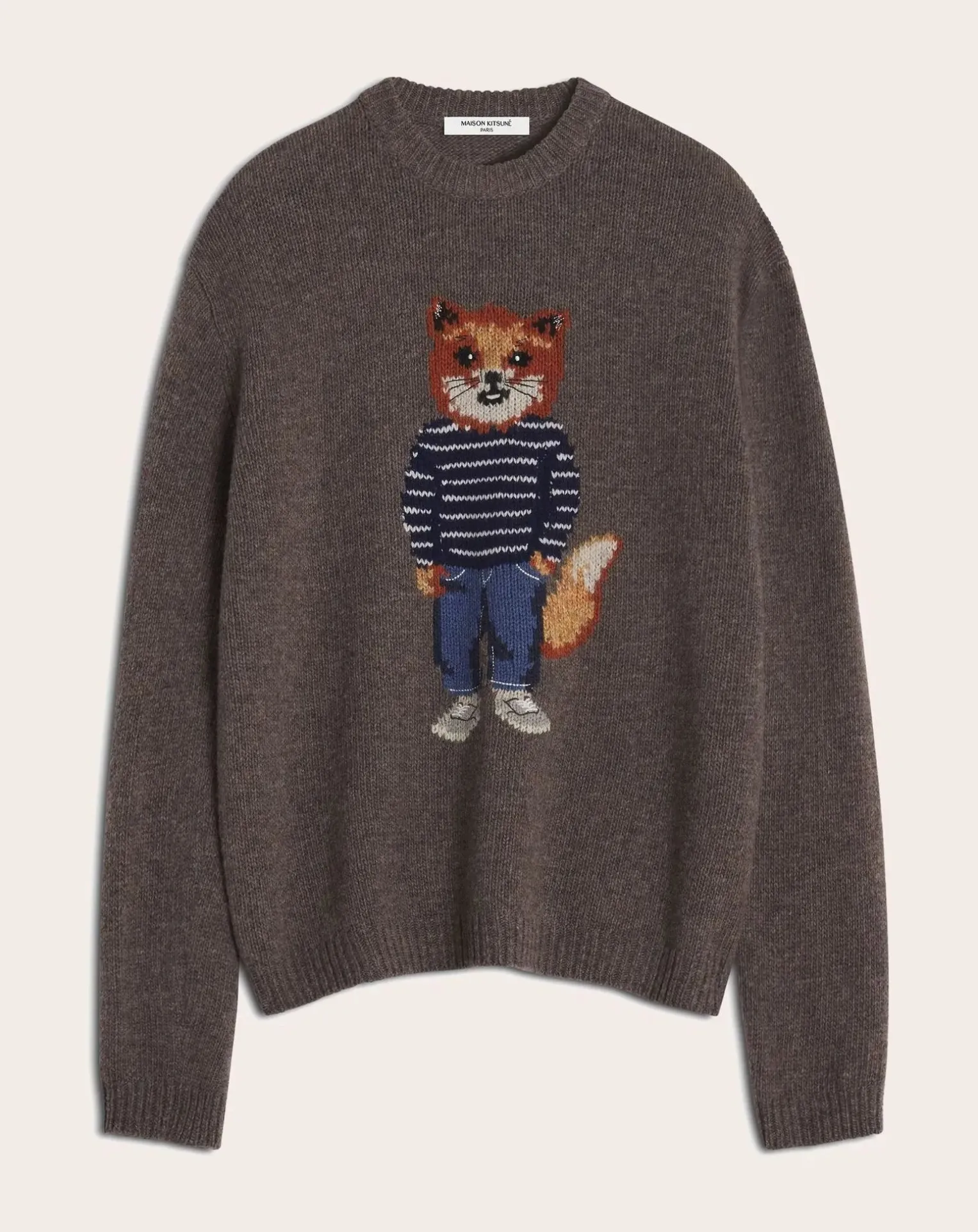 Merino Wool Dressed Fox Sweater