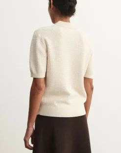 Merino wool polo shirt - Women's collection