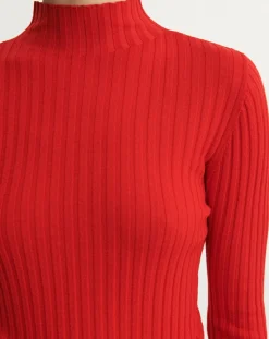 Merino wool ribbed crewneck undershirt - Women's Collection