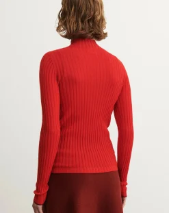 Merino wool ribbed crewneck undershirt - Women's Collection