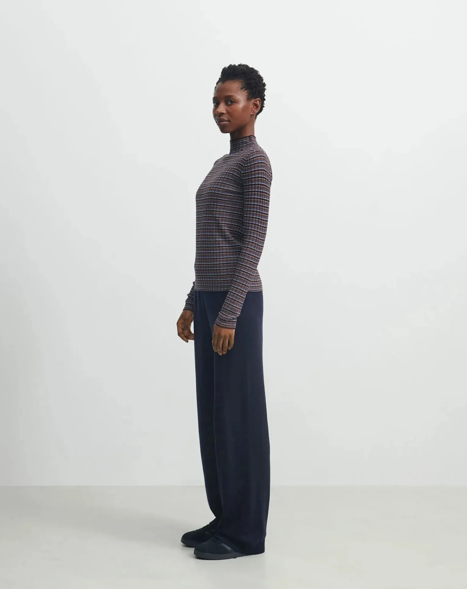 Merino Wool Trousers - Women's Collection