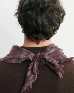 Mini Carré Tartan Cashmere Scarf