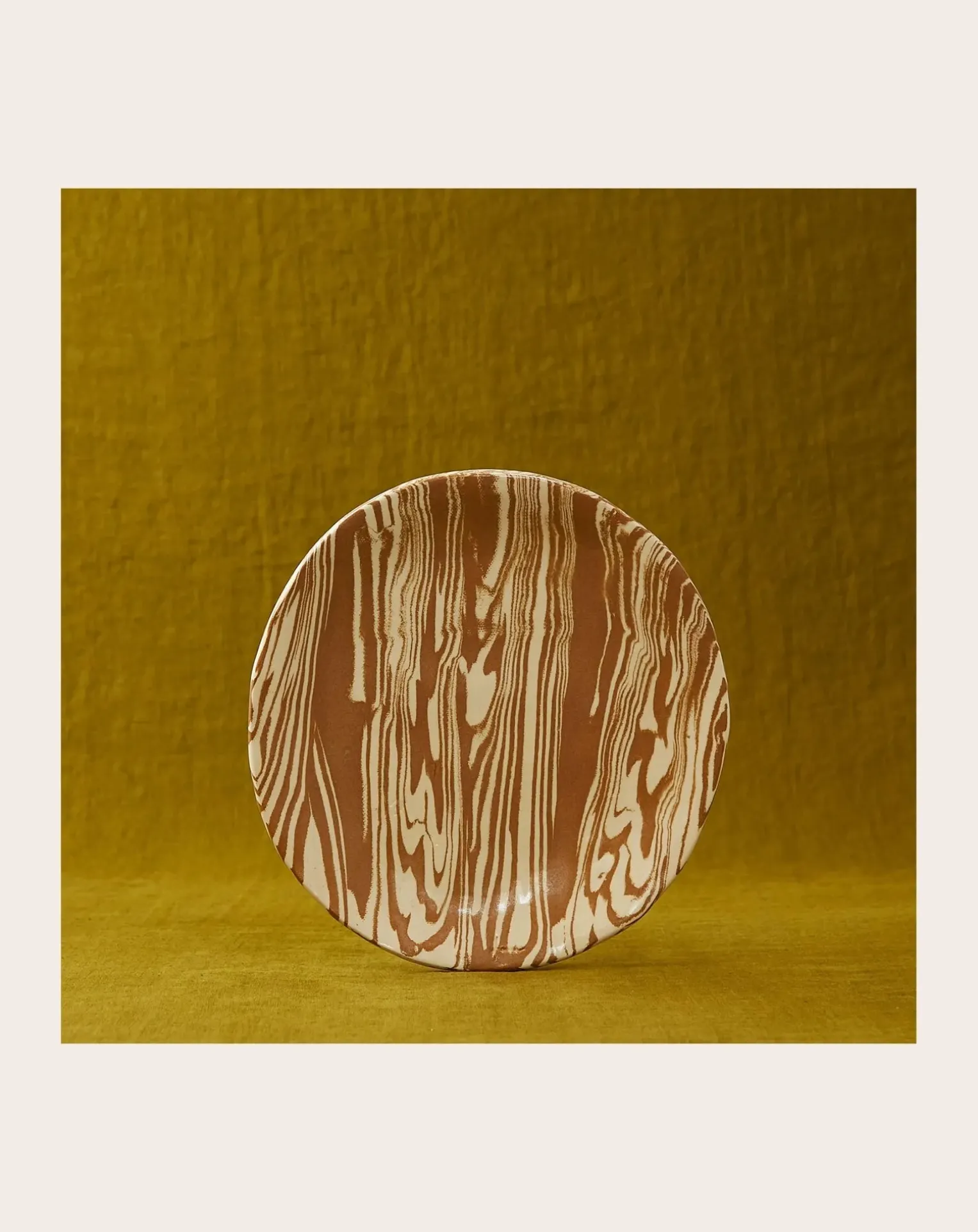 Mixed Clay Plates - Set of 2