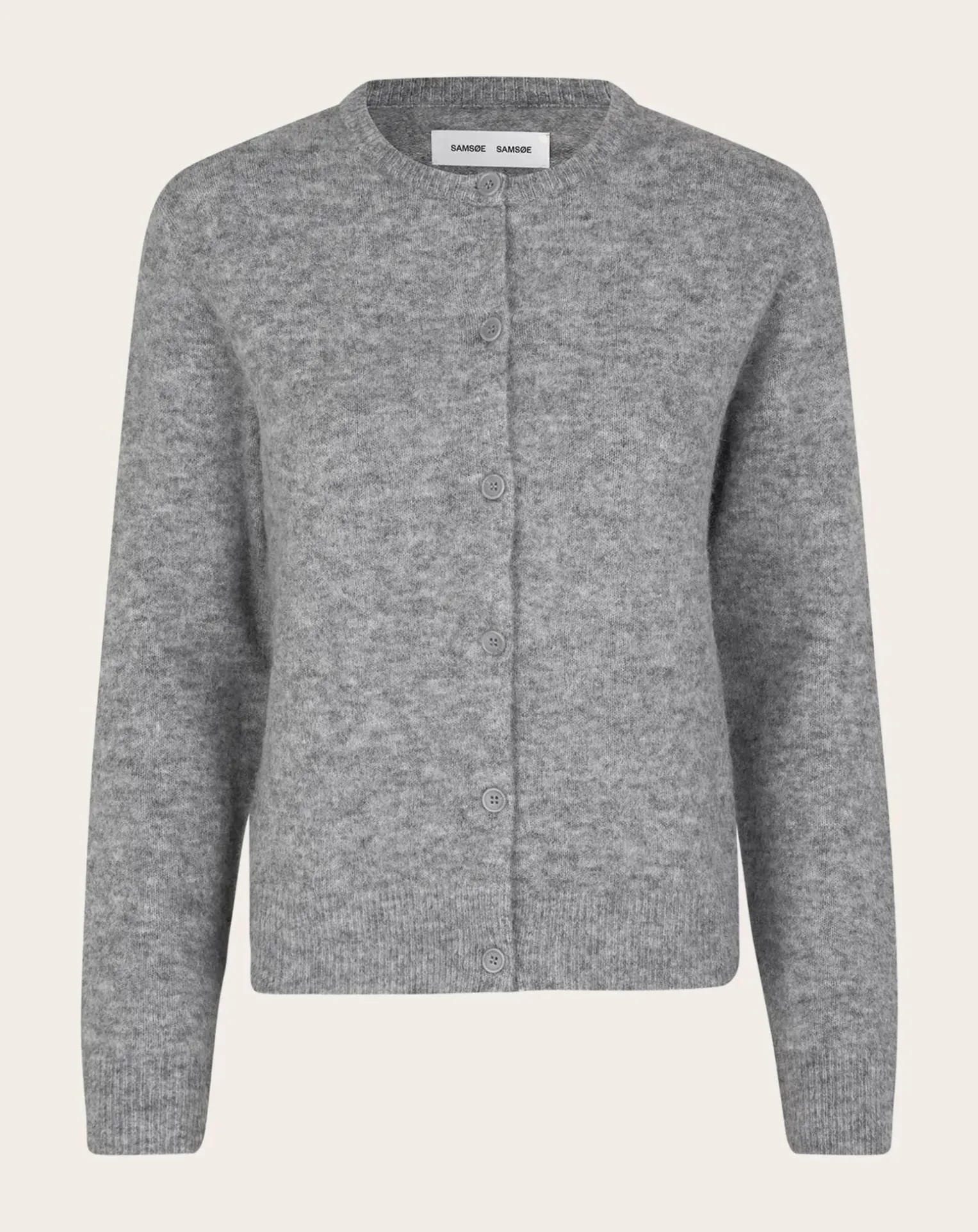 Nor short cardigan in wool and alpaca