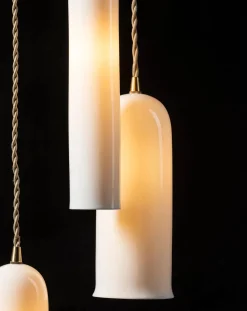 Olympia N°4 porcelain hanging lamp, Anita Le Grelle