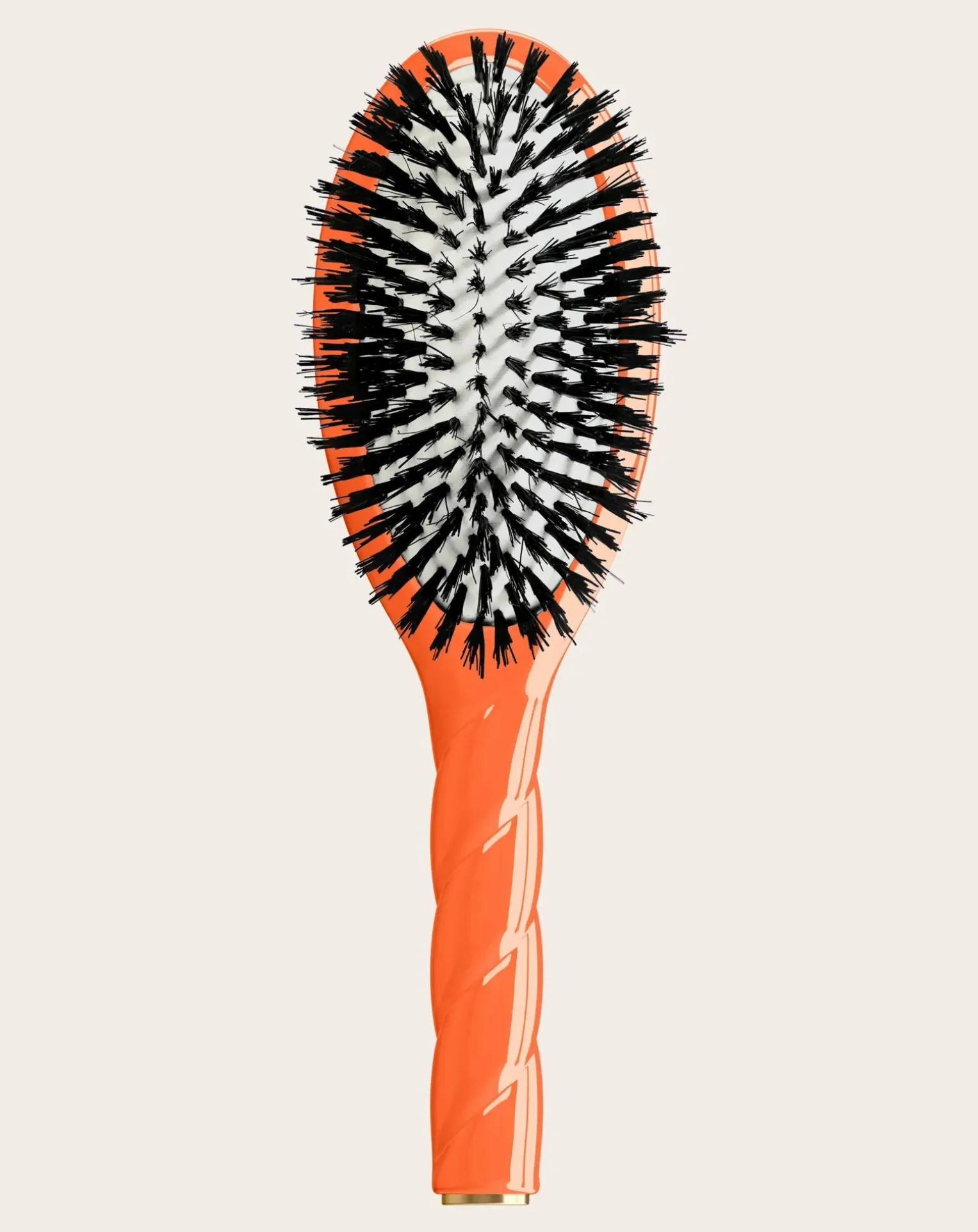 Orange Seventies hairbrush N°01