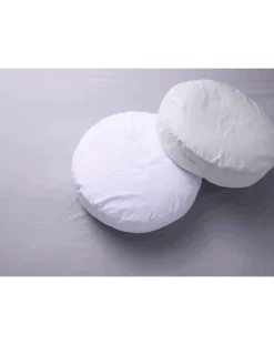 Organic Cotton Percale Round Cushion