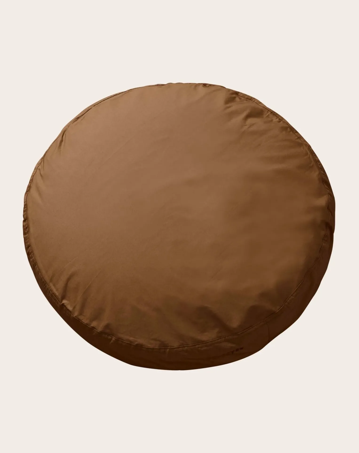 Organic Cotton Percale Round Cushion