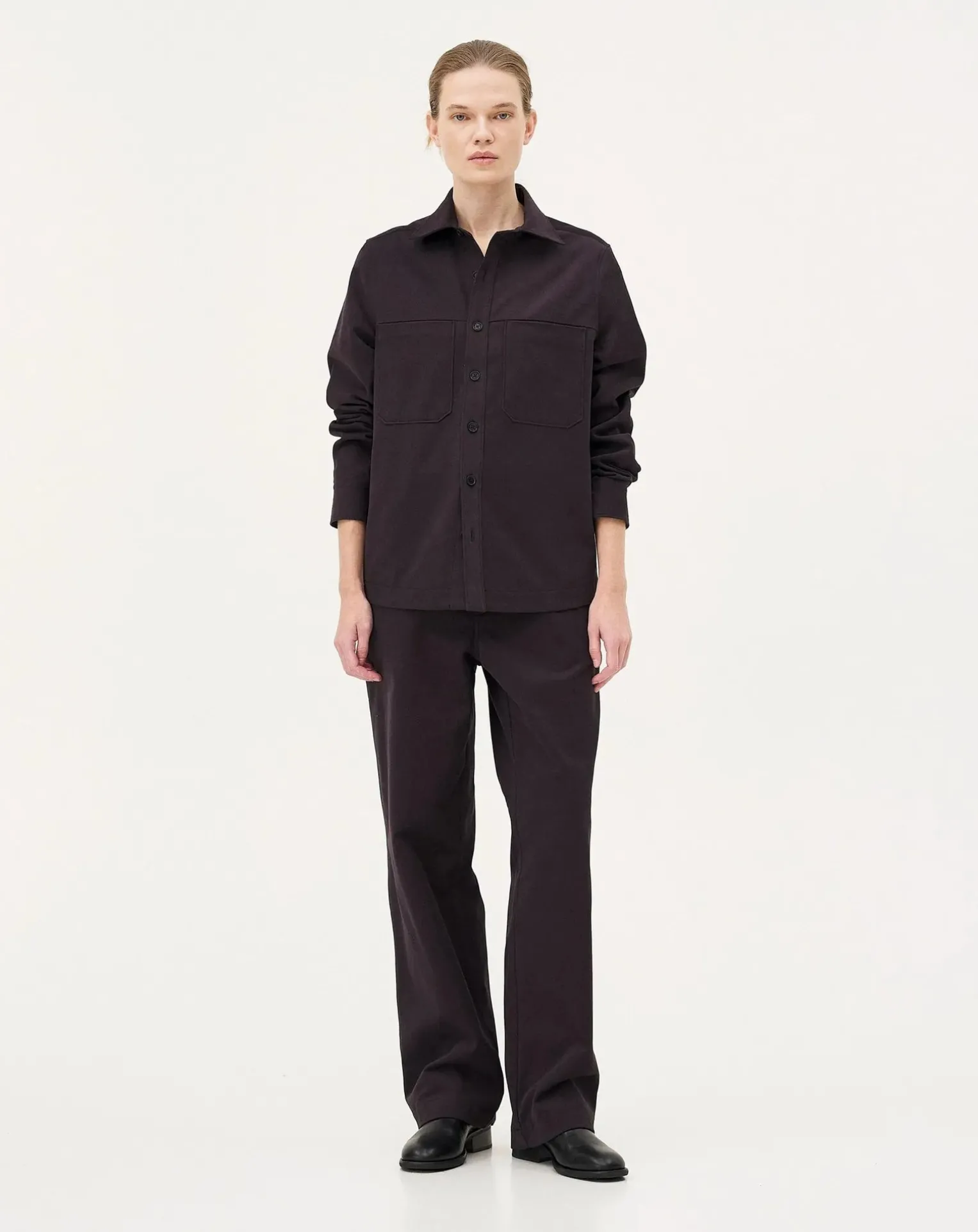 Ottawa Dark grey organic cotton overshirt
