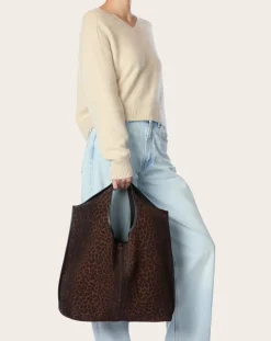 Paco Velvet Velvet Leopard Bag