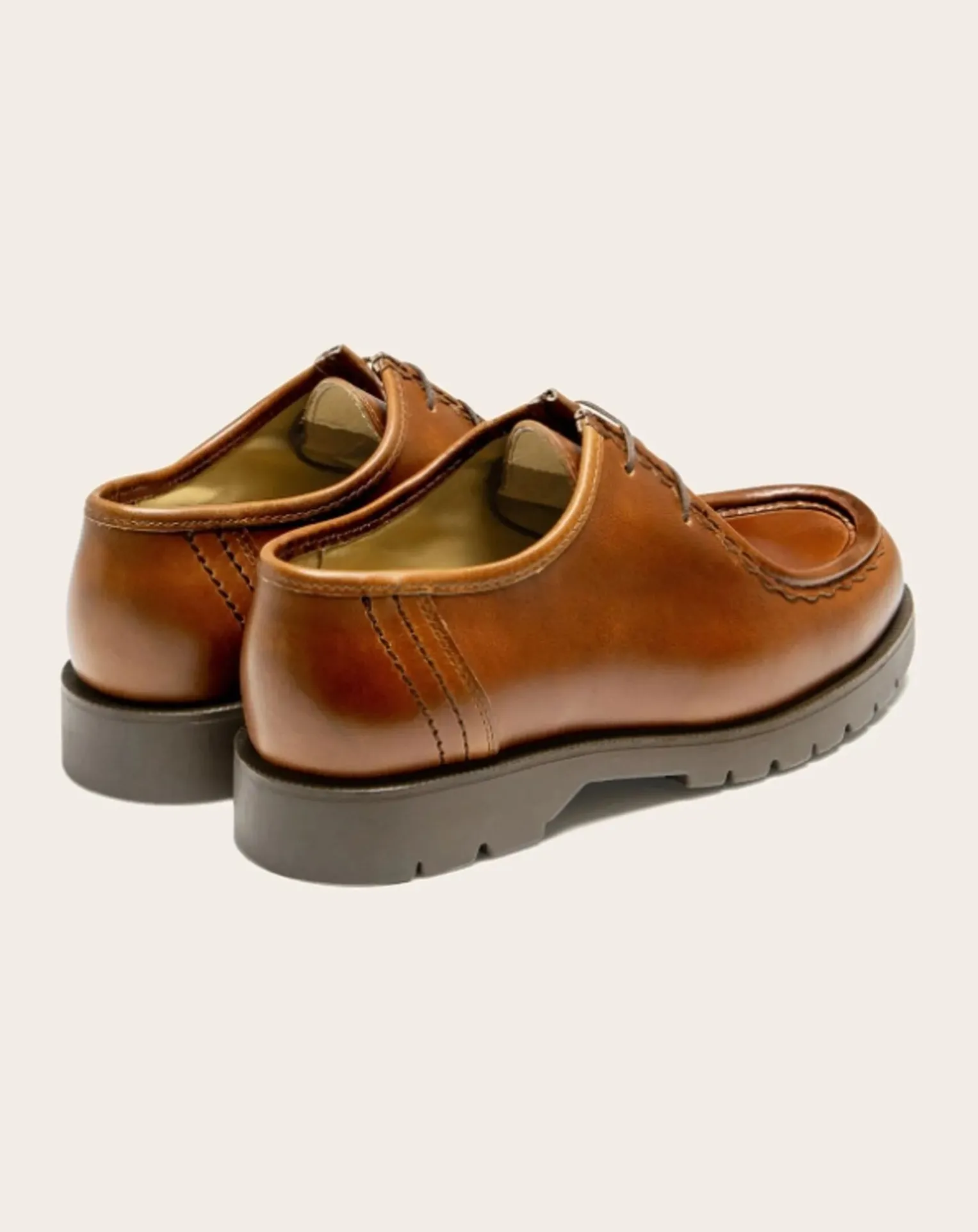 Padror TH Leather Derbies Notched Sole