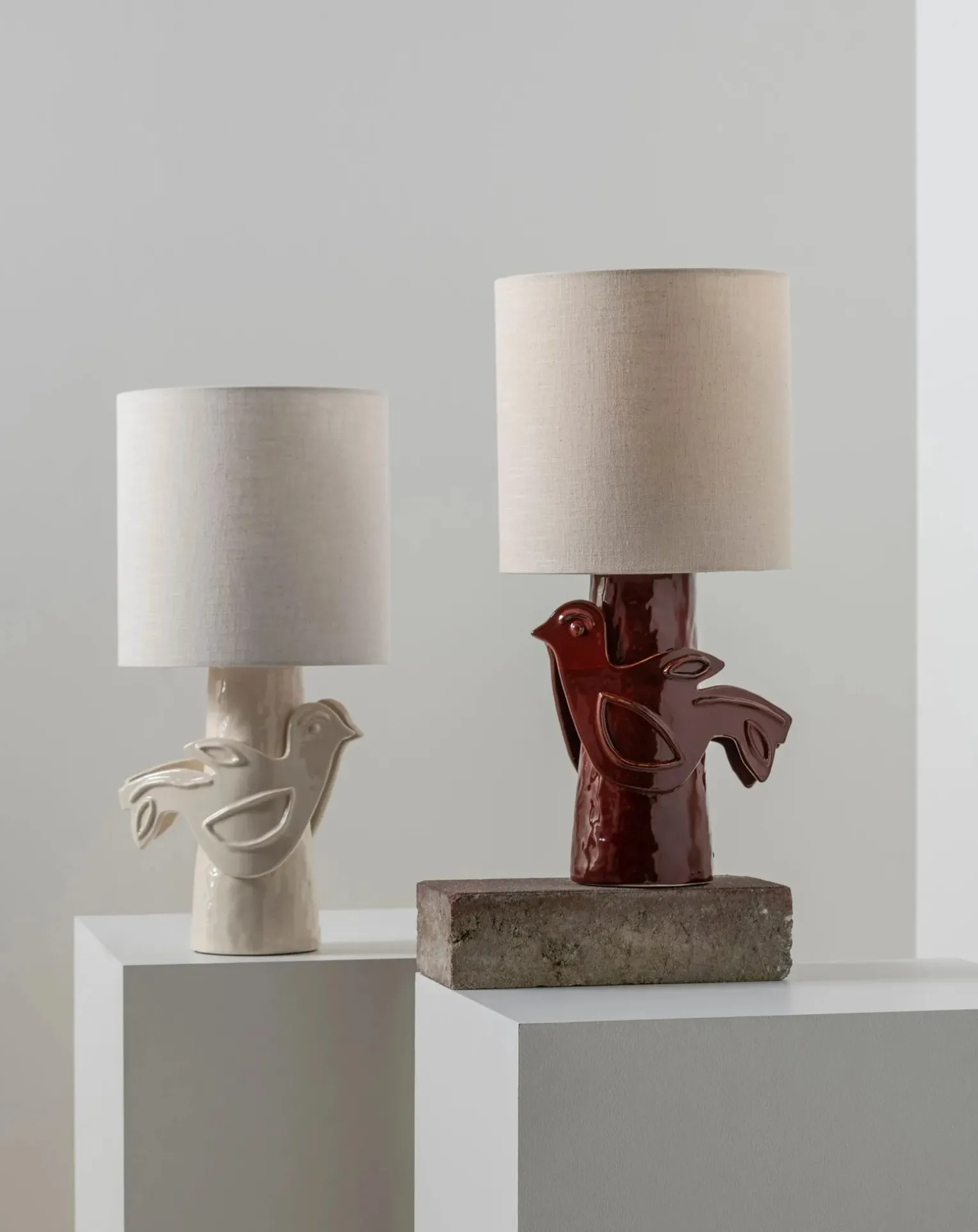 Paloma stoneware table lamp, Marie Michielssen