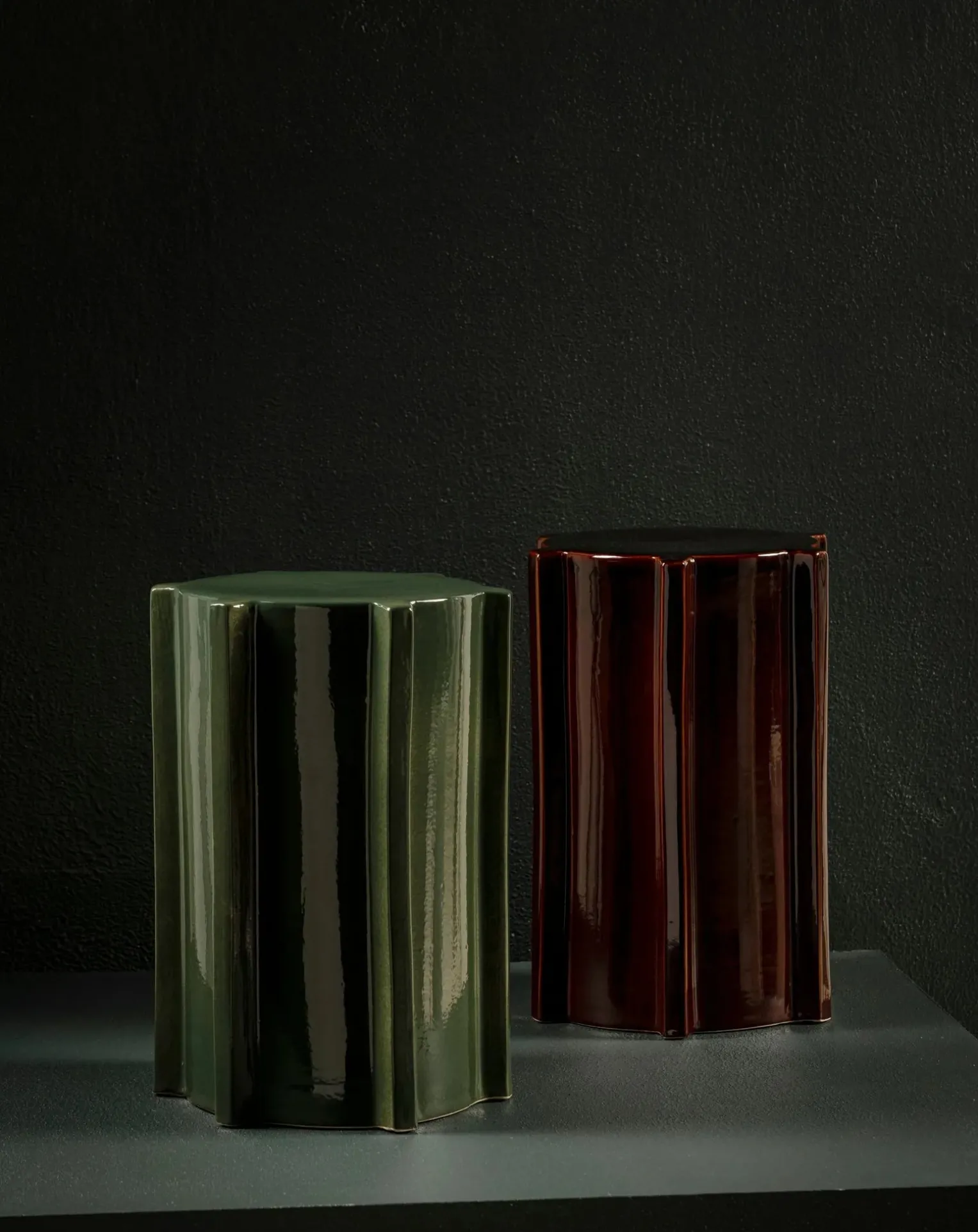 Pawn stoneware side table, Marie Michielssen