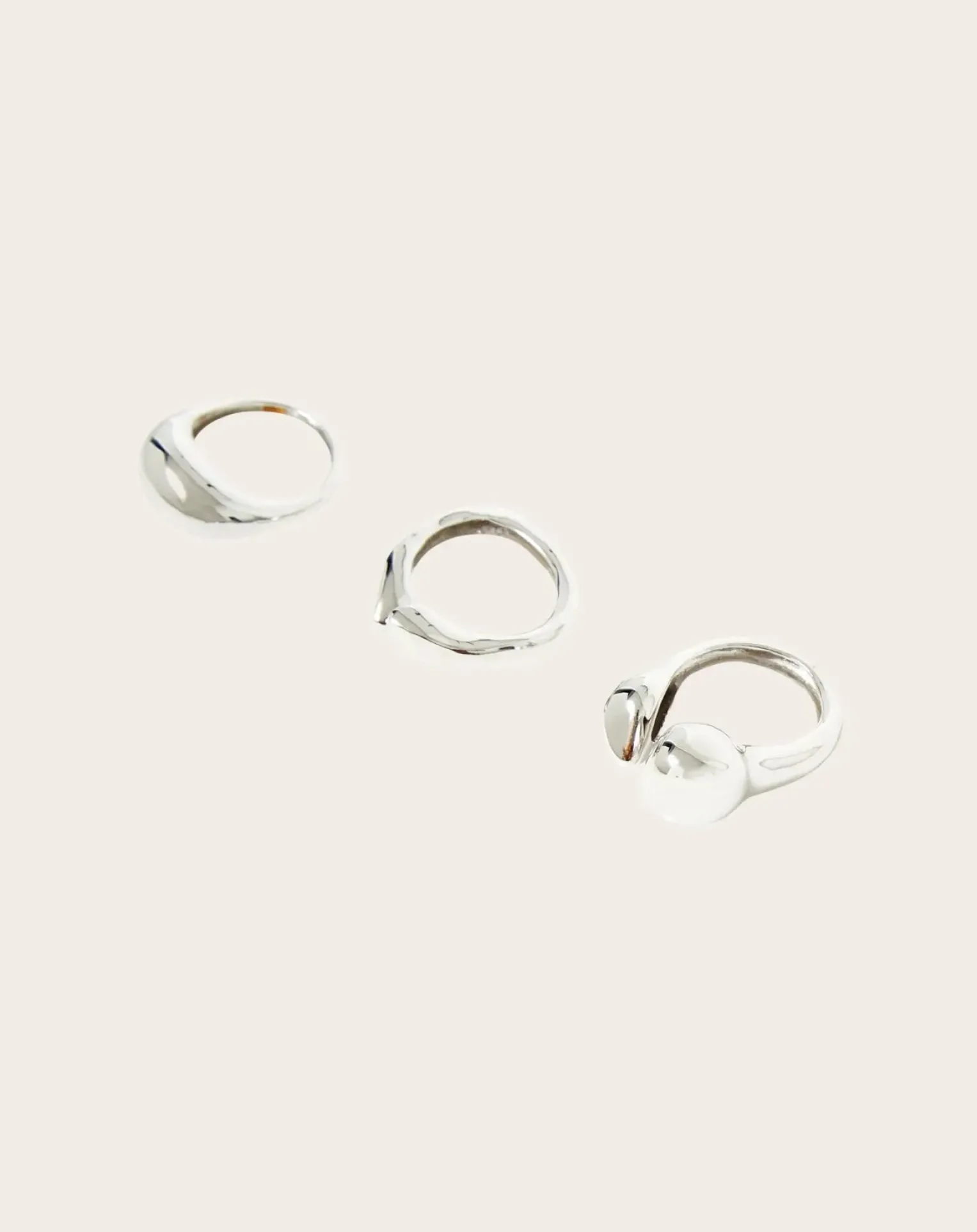 Pebble Layering Rings