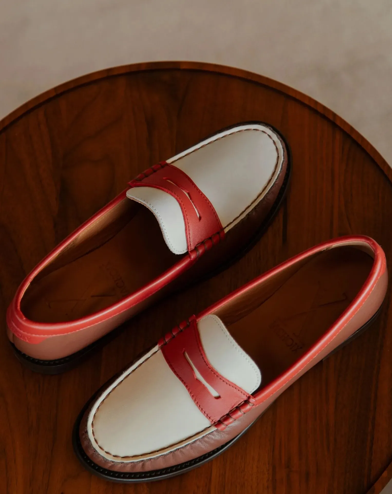 Penny Tricolor Loafers