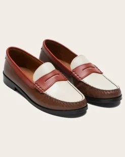 Penny Tricolor Loafers