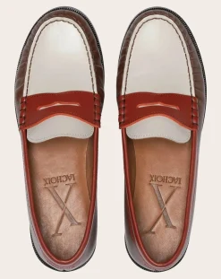 Penny Tricolor Loafers