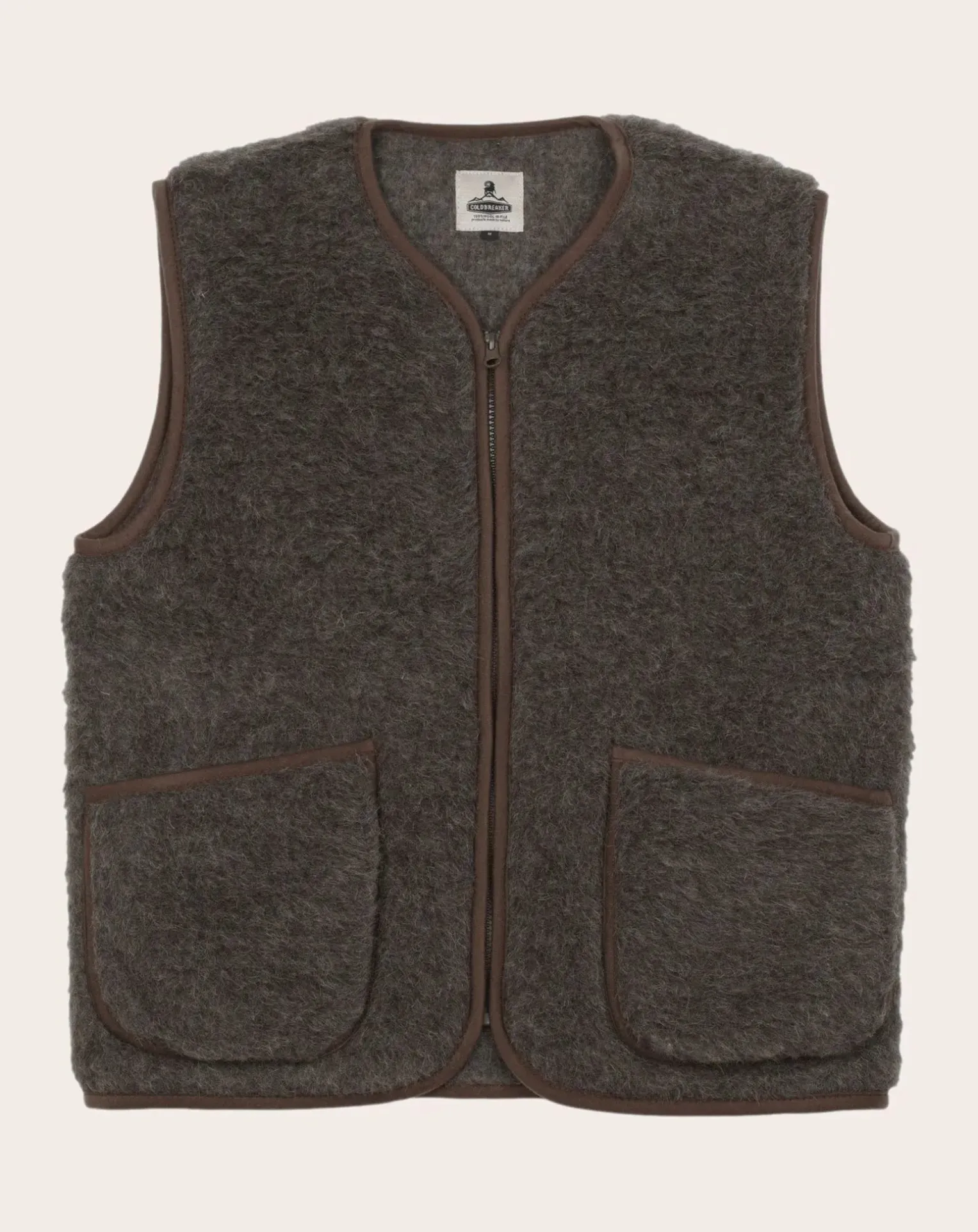 Pepitko Vest Wool Sleeveless Vest