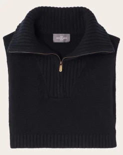 Plastron Cashmere trucker collar