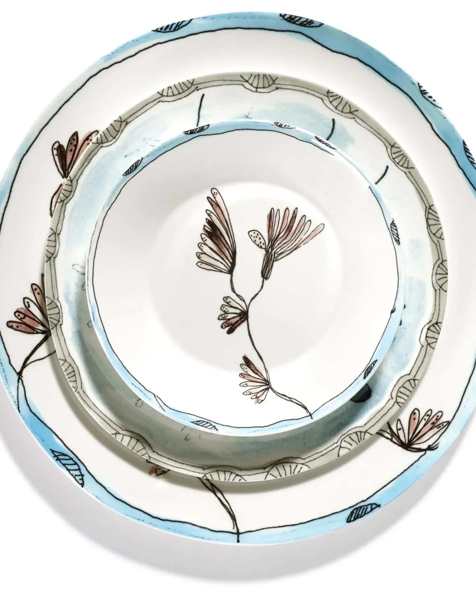 Plates Camelia, Serax for Marni - Set of 2