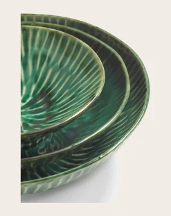 Plats Verde Lanza, Pascale Naessens - Set of 2