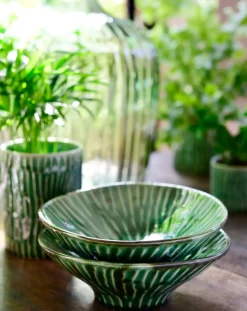 Plats Verde Lanza, Pascale Naessens - Set of 2